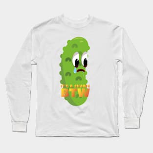 Sticker "Sad" Long Sleeve T-Shirt